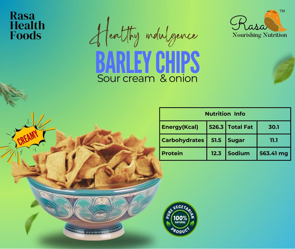Barley Chips - Sour cream and onion flavour