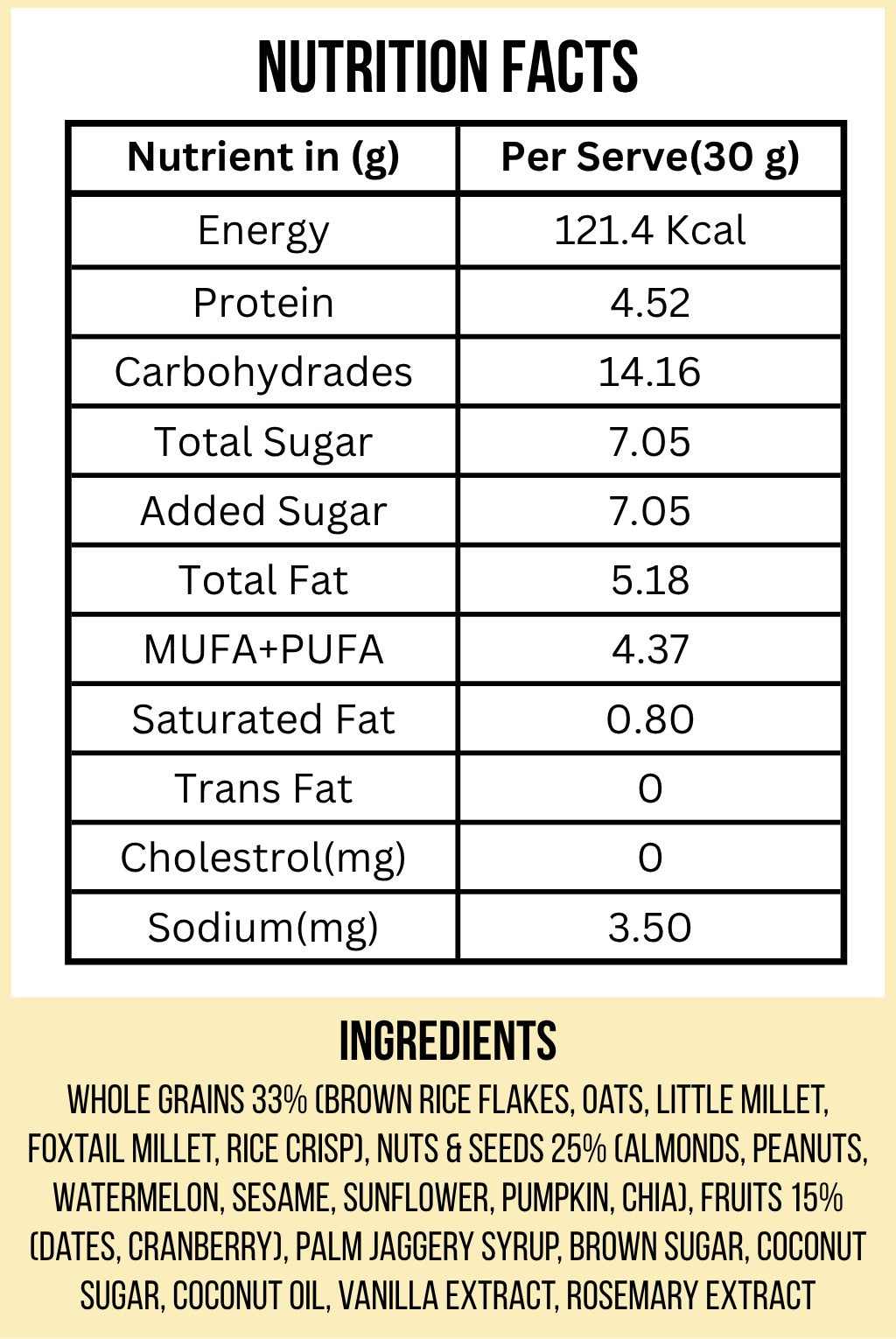 Gear Up Energy Bar - Nuts and Seeds (Pack of 5)