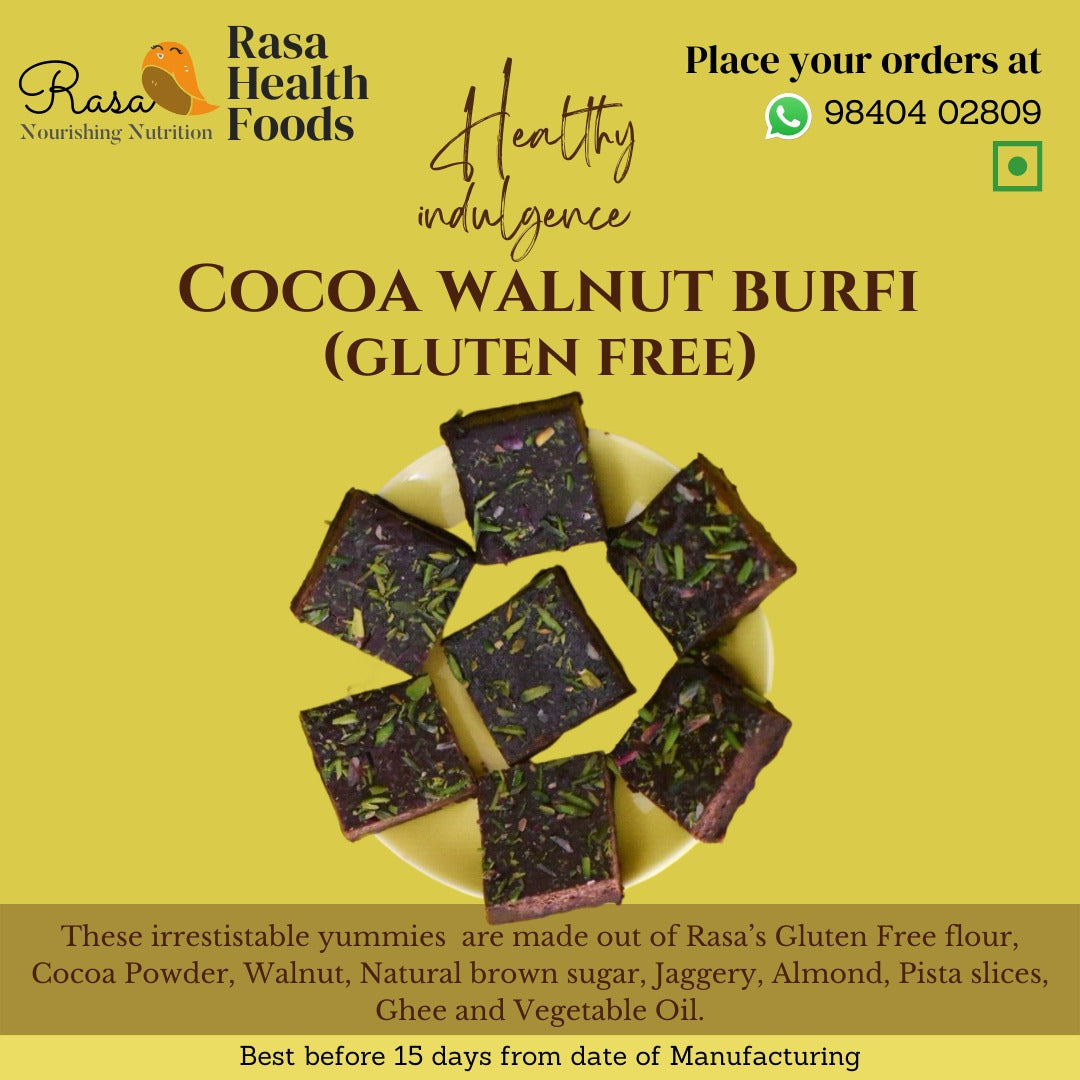 Gluten Free Cocoa Burfi