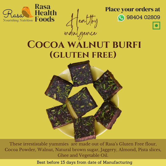 Gluten Free Cocoa Burfi