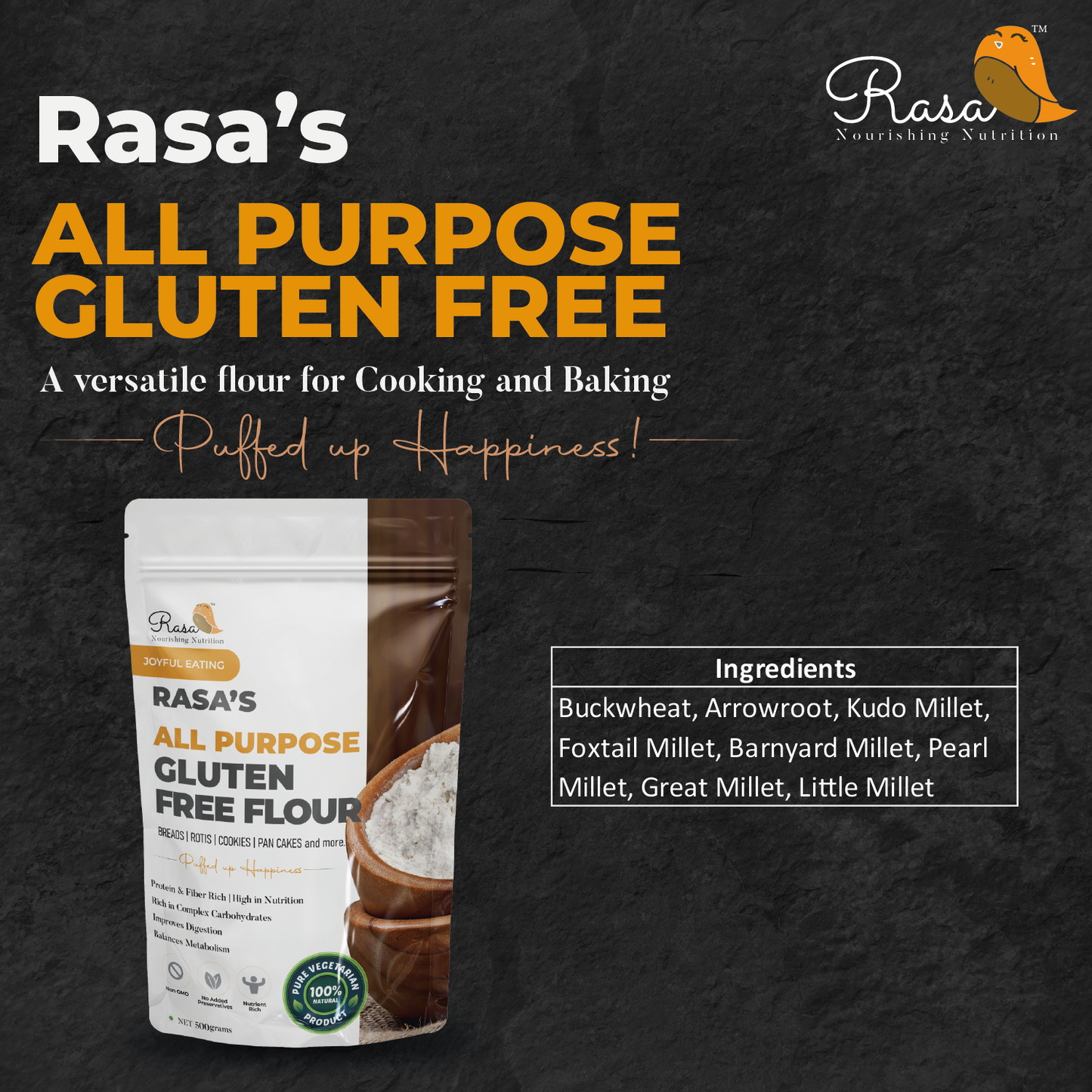 Rasa's Gluten Free Atta