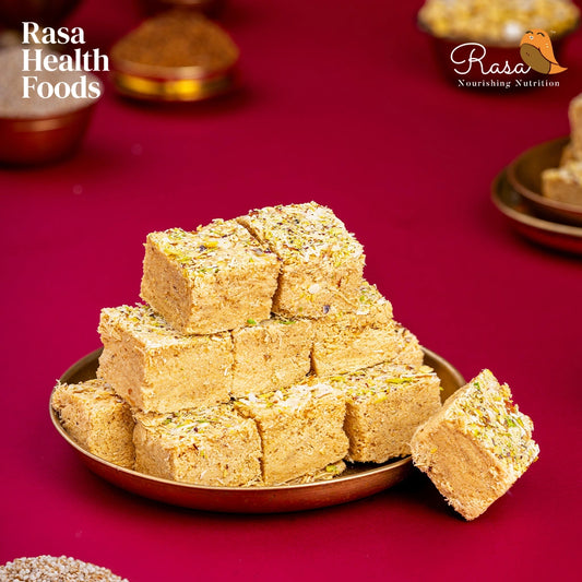 Gluten Free Millet Jaggery Soan Papdi