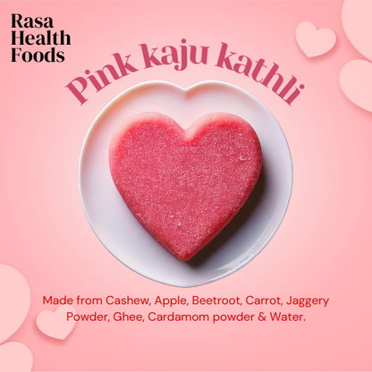 Pink Kaju Kathli