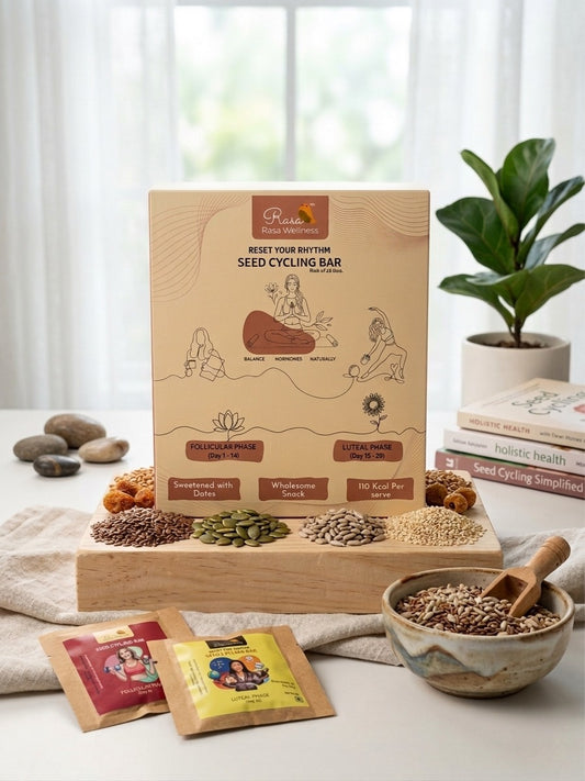 Seed Cycling Bars for your Natural Hormone Health (Pack of 28 Bars)